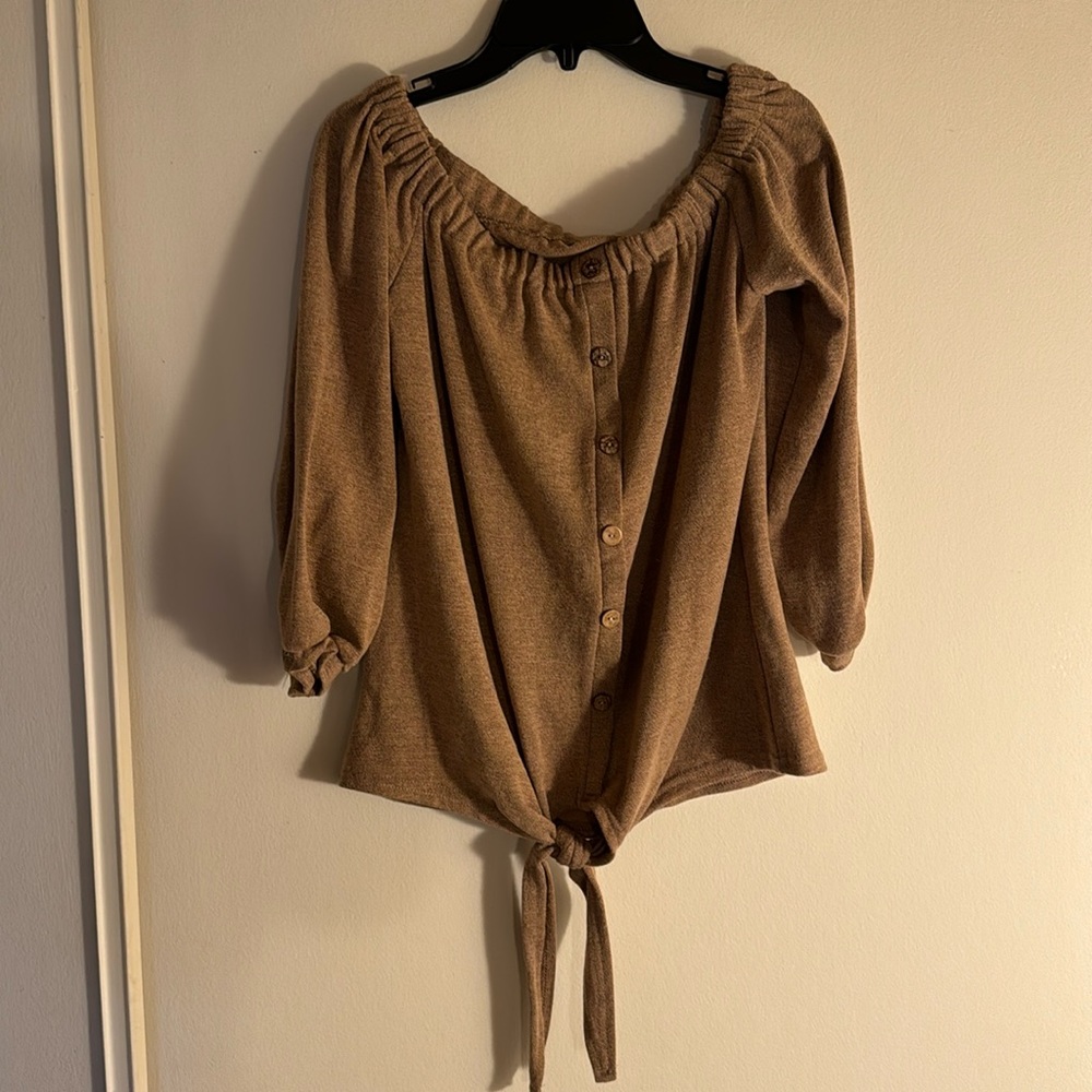 Off the shoulder top!